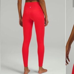 Lululemon Align High-Rise Pant 28" Carnation Red Size 2